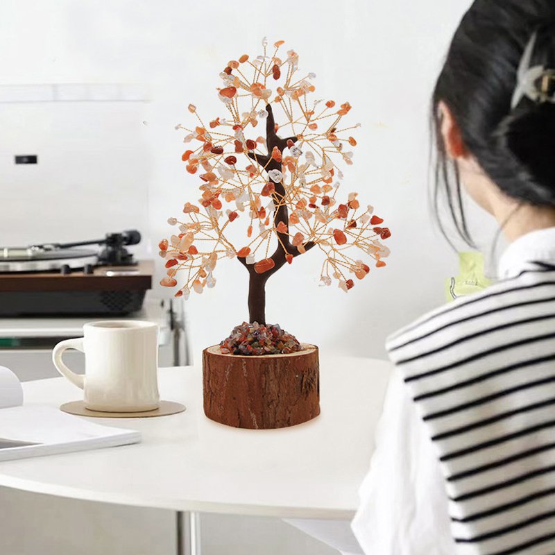 カラフルな天然クリスタルツリー