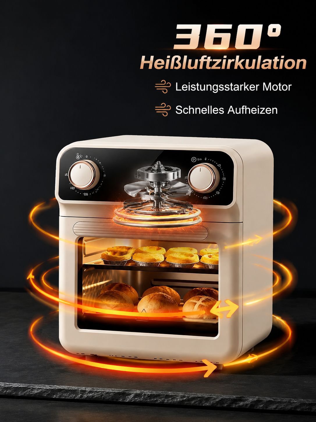 Große elektrische Fritteuse mit Mehrfachfunktion