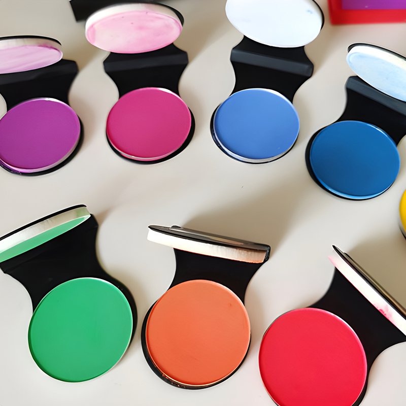 カラフルな使い捨てヘアクリーム