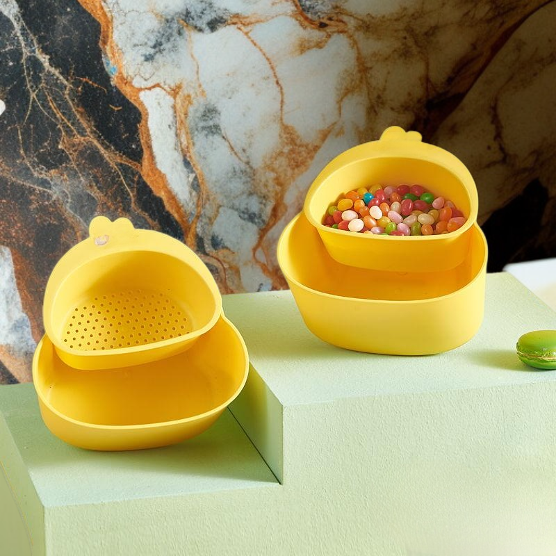 주방용 2단 과일 트레이