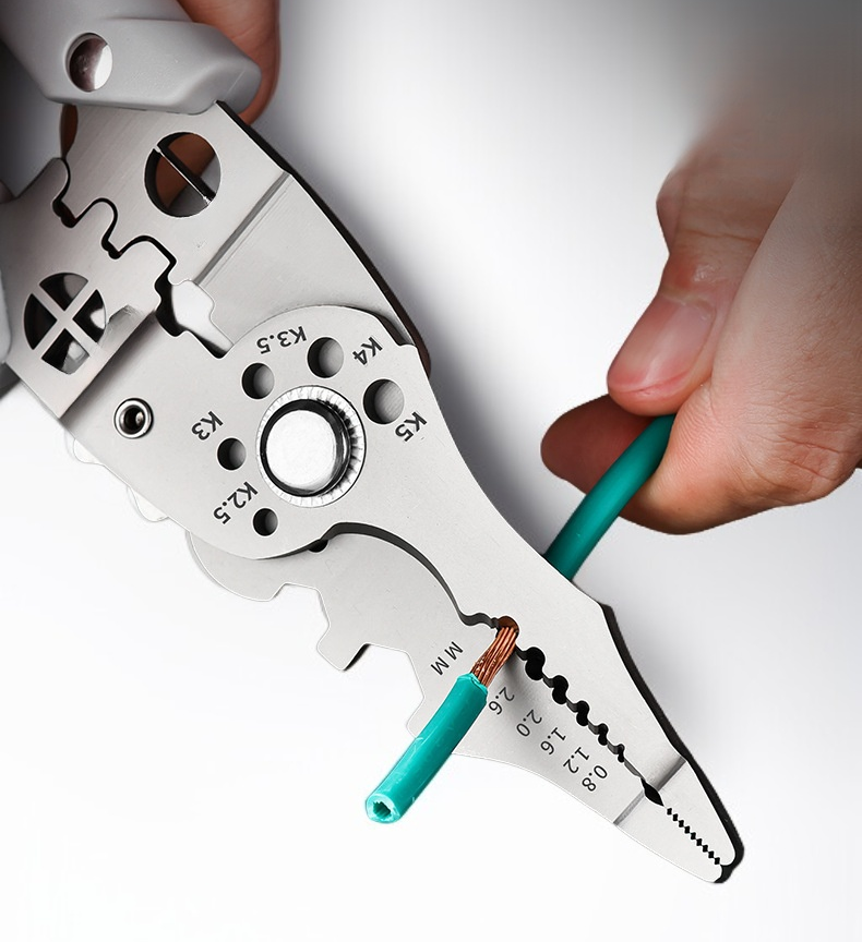 Crimpadora y pelacables 21 funciones en una sola herramienta