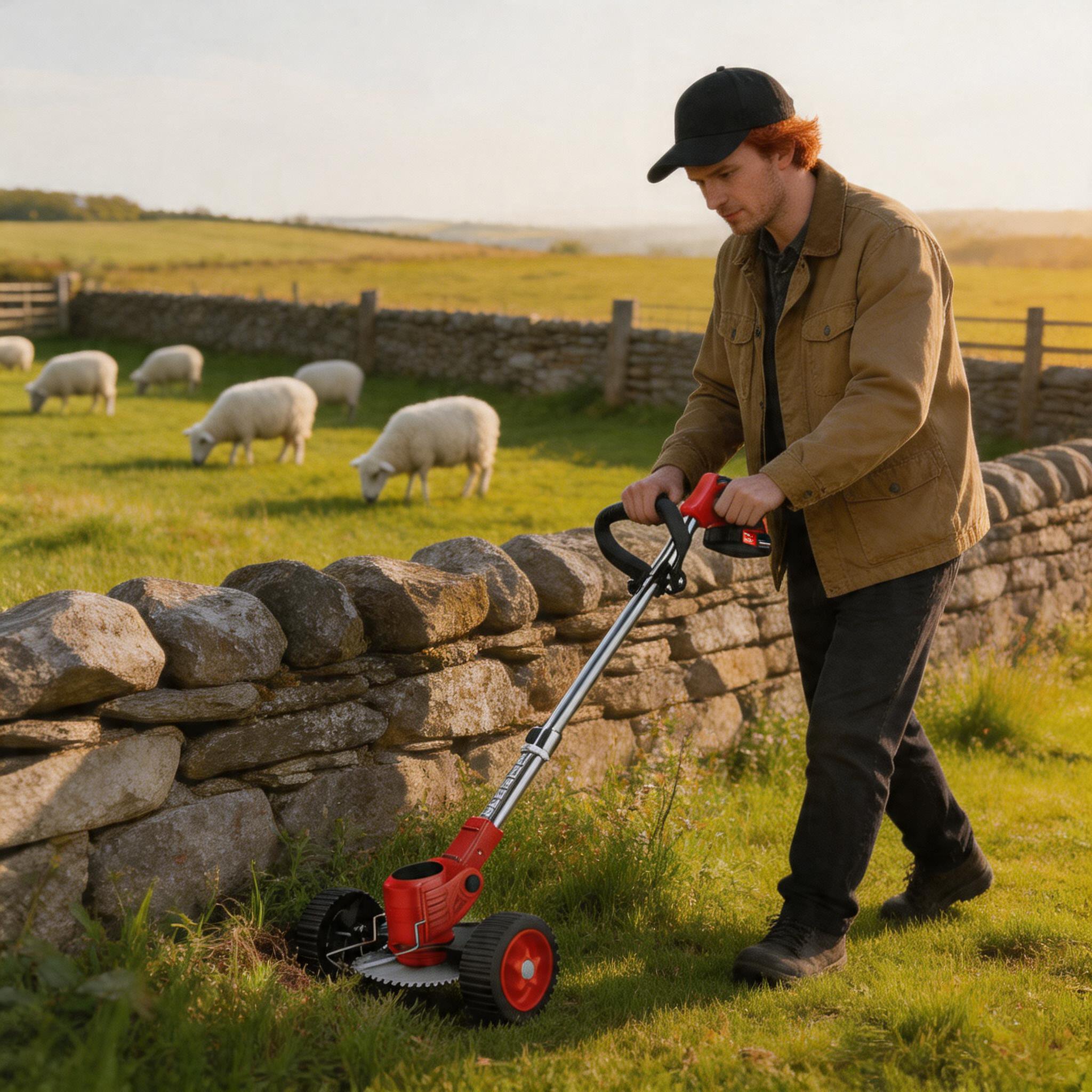 Portable Lithium Battery Grass Cutter Long-Lasting Agricultural Weed Trimmer