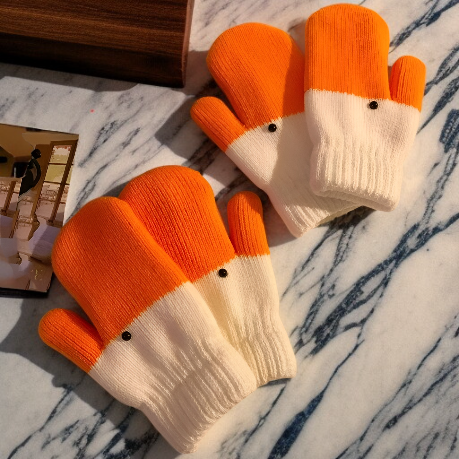 耐用連指手套材質特寫