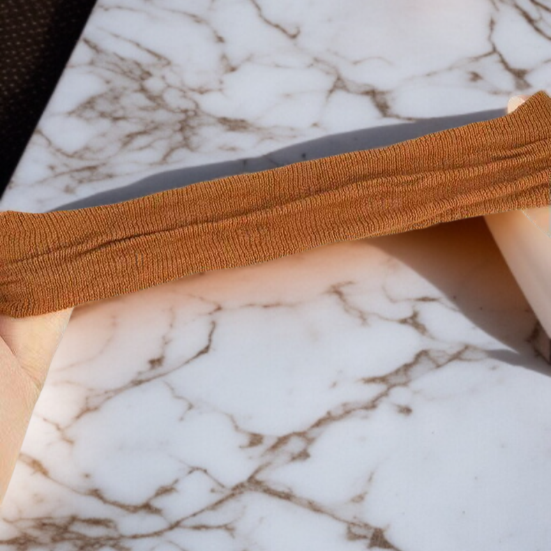 高彈力直紋髮繩適合各種髮型