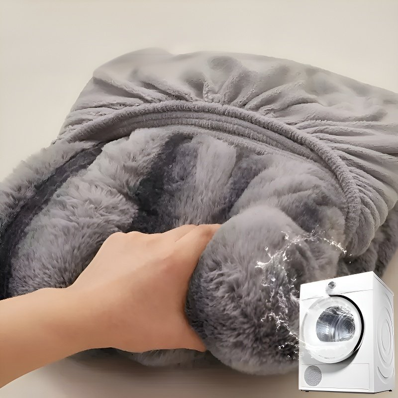 輕奢加厚毛絨床笠