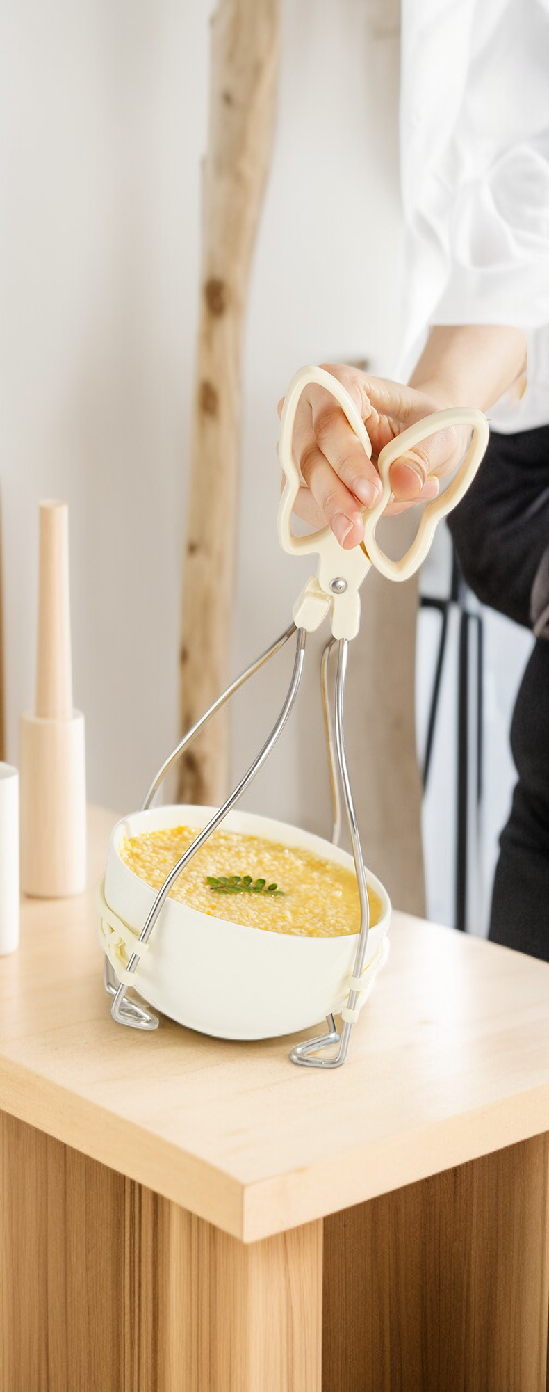 Durable food clip made from 304 stainless steel