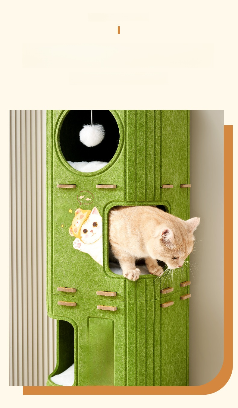 Gezellig gesloten kattennest voor slapen en ontspannen