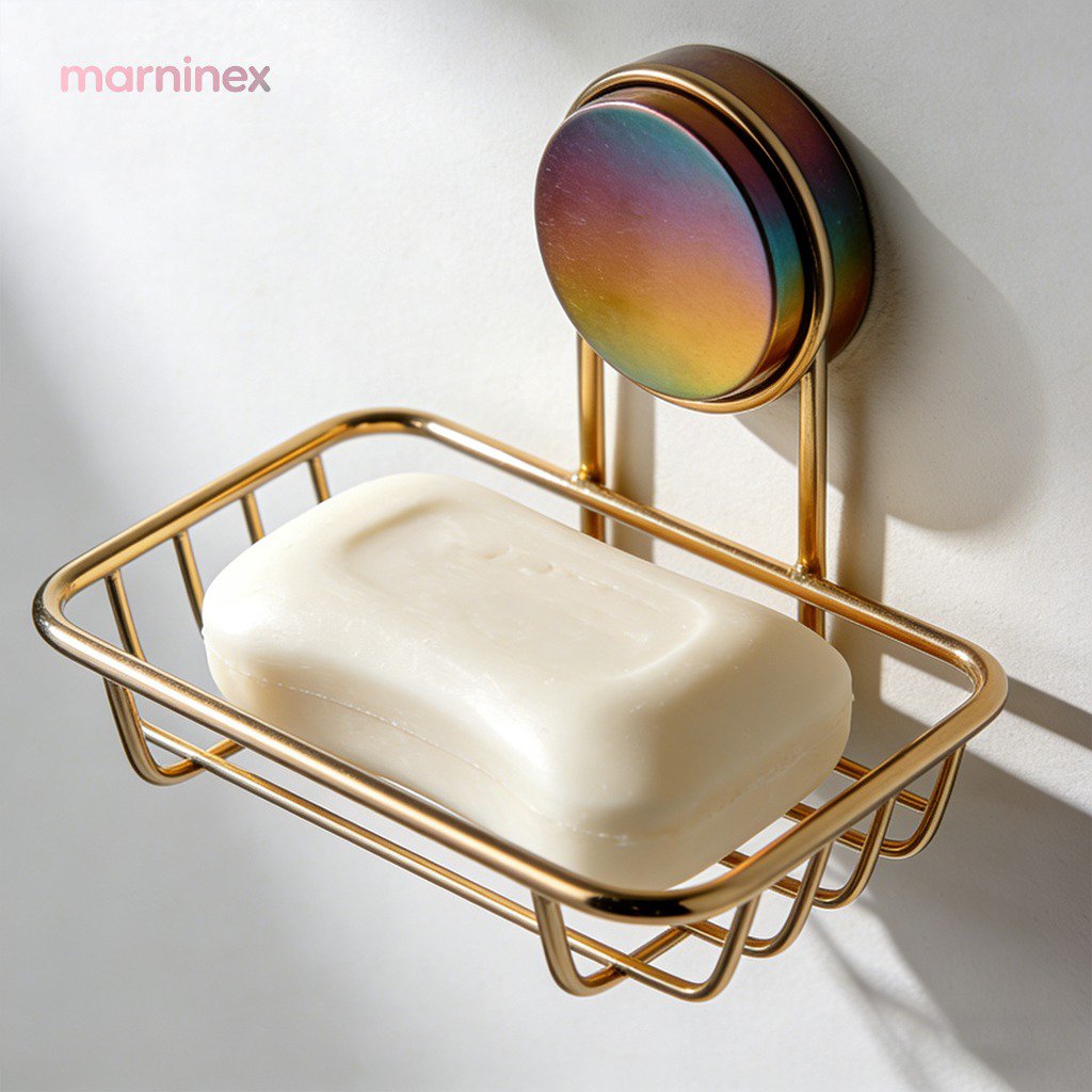 Jabonera colgante de acero inoxidable