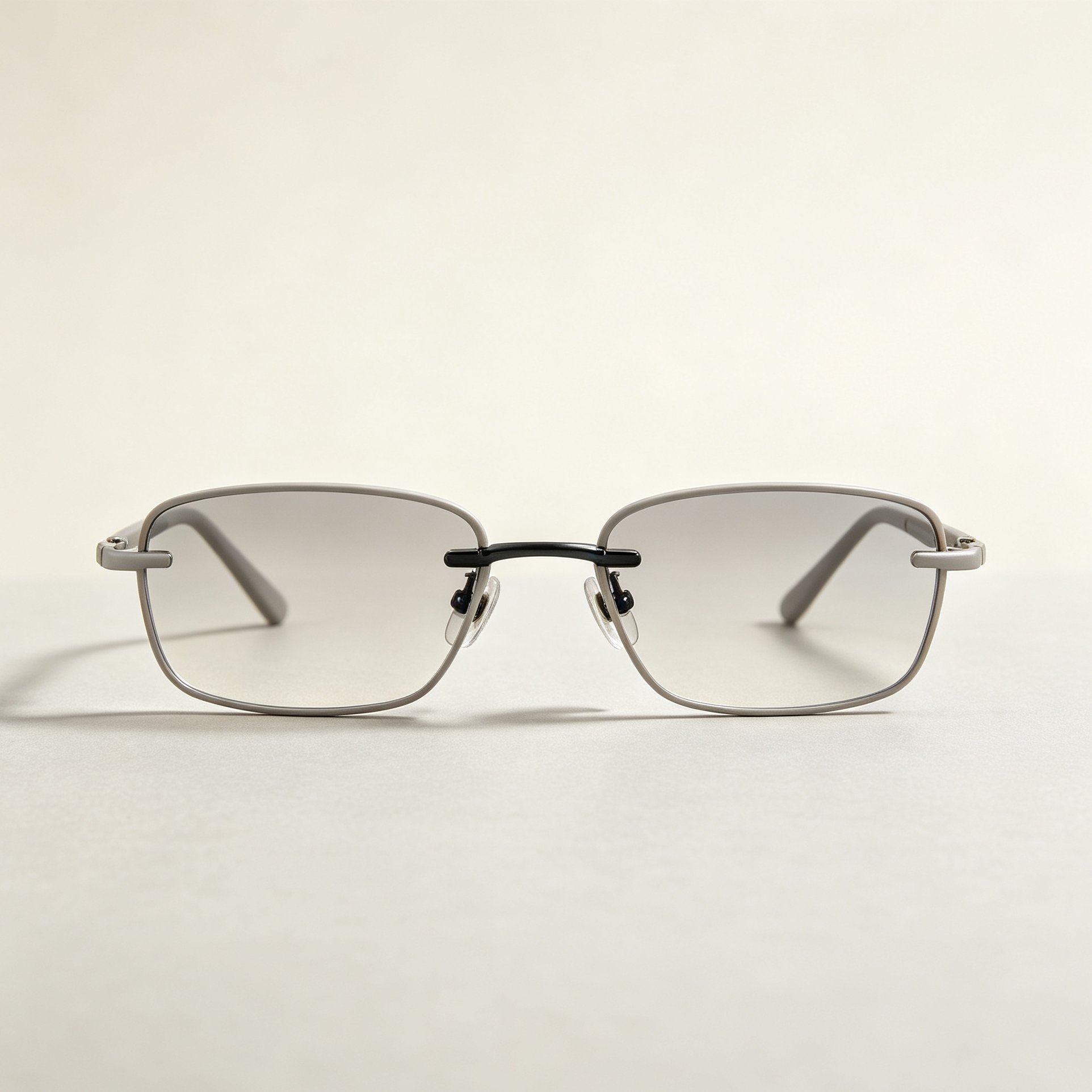 Light Gray Thin Rim Glasses