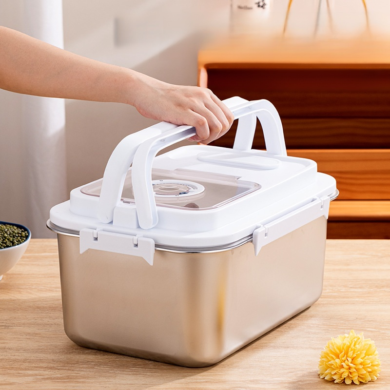 家庭用ポータブル防湿米びつ