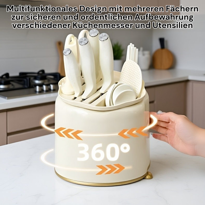 Luxuriöser, multifunktionaler Küchenmesserhalter