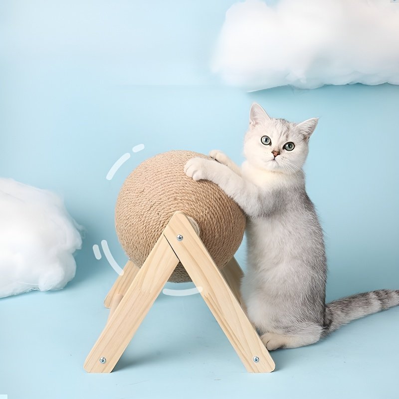 Vertical Anti-Tip Cat Scratching Post