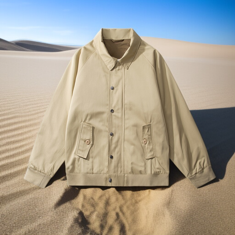 تفاصيل أزرار جاكيت هارينغتون الأصلي