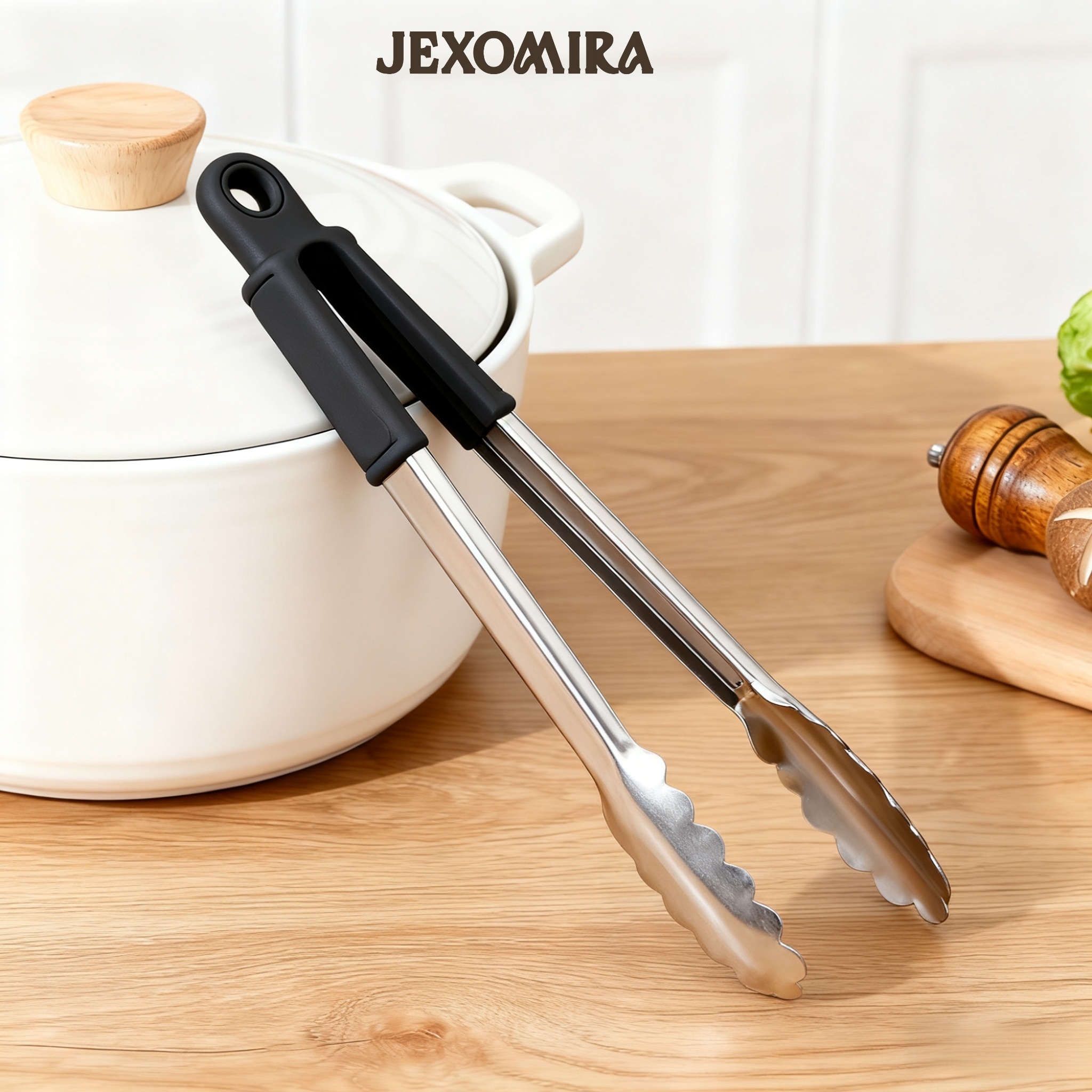 스테인리스 스틸 식품 집게 (10개)