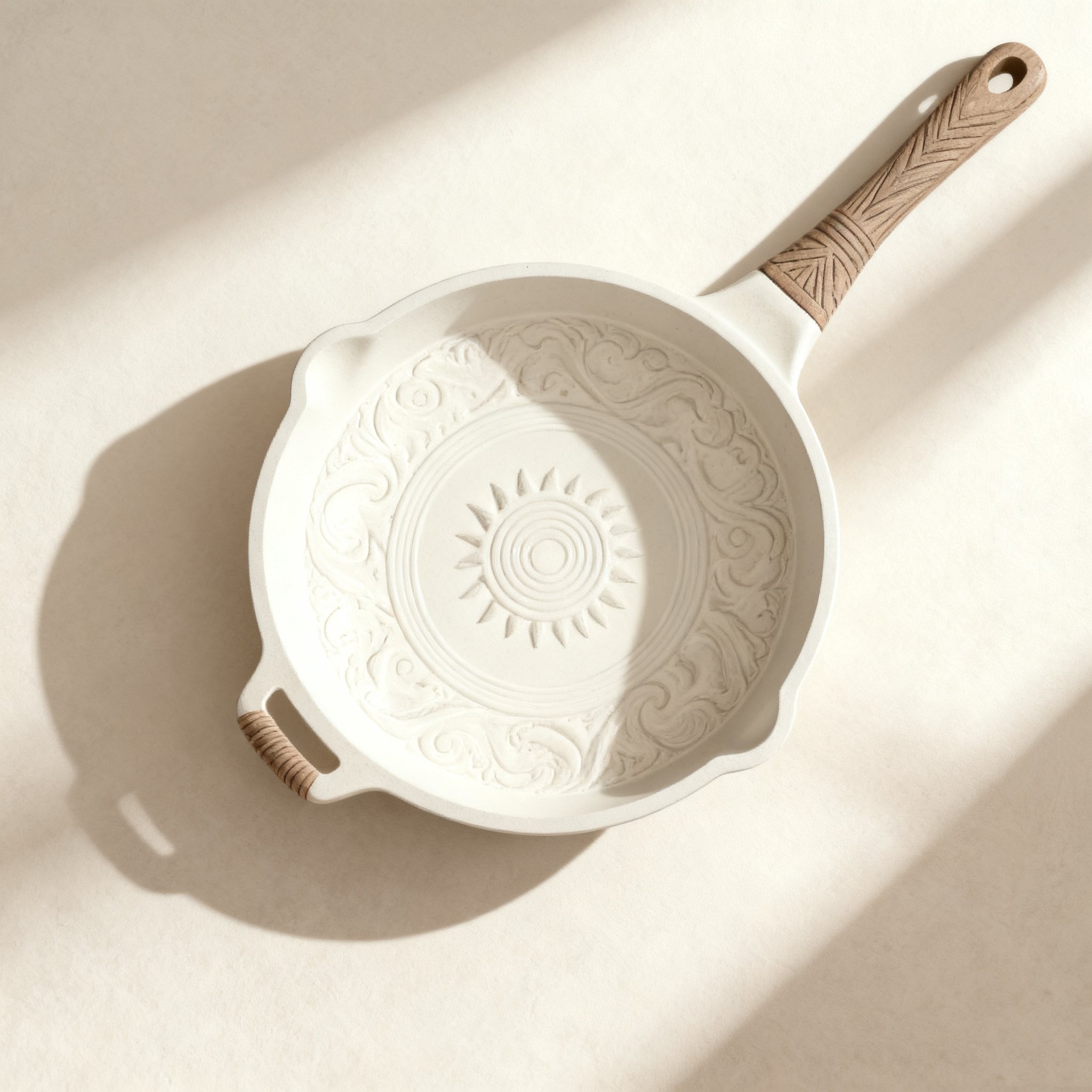 กระทะปิ้งย่างพื้นผิวลาย