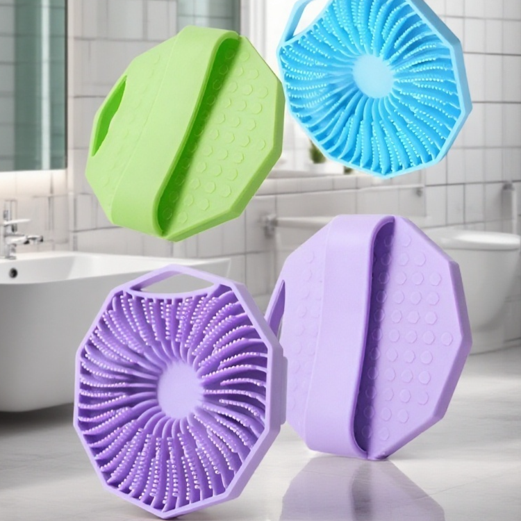 다각형 실리콘 목욕 브러시