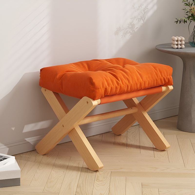 Shoe changing stool for home use at the entrance