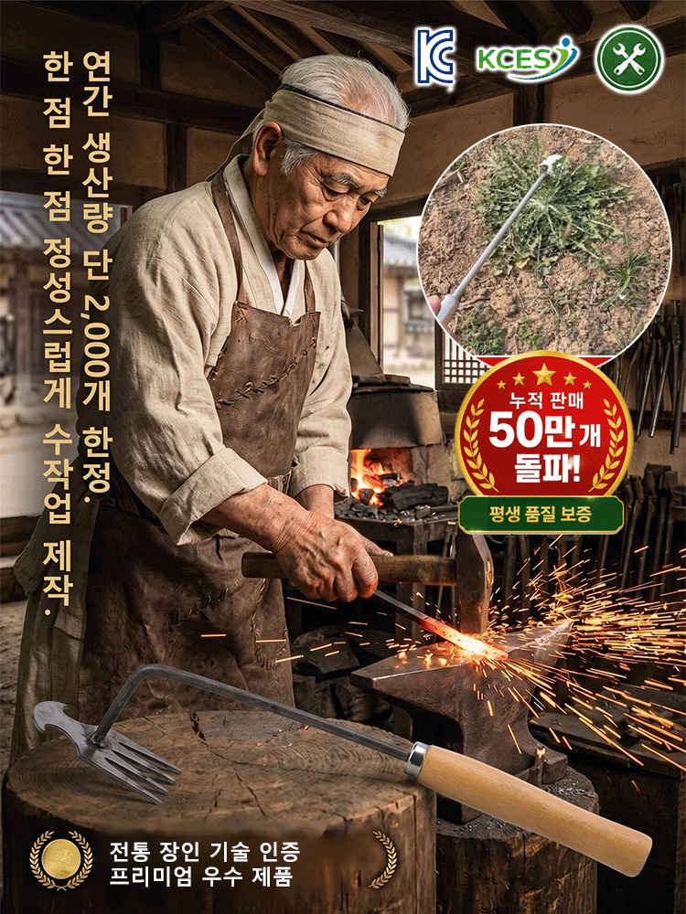 뿌리까지 뽑는 강력 제초기구 