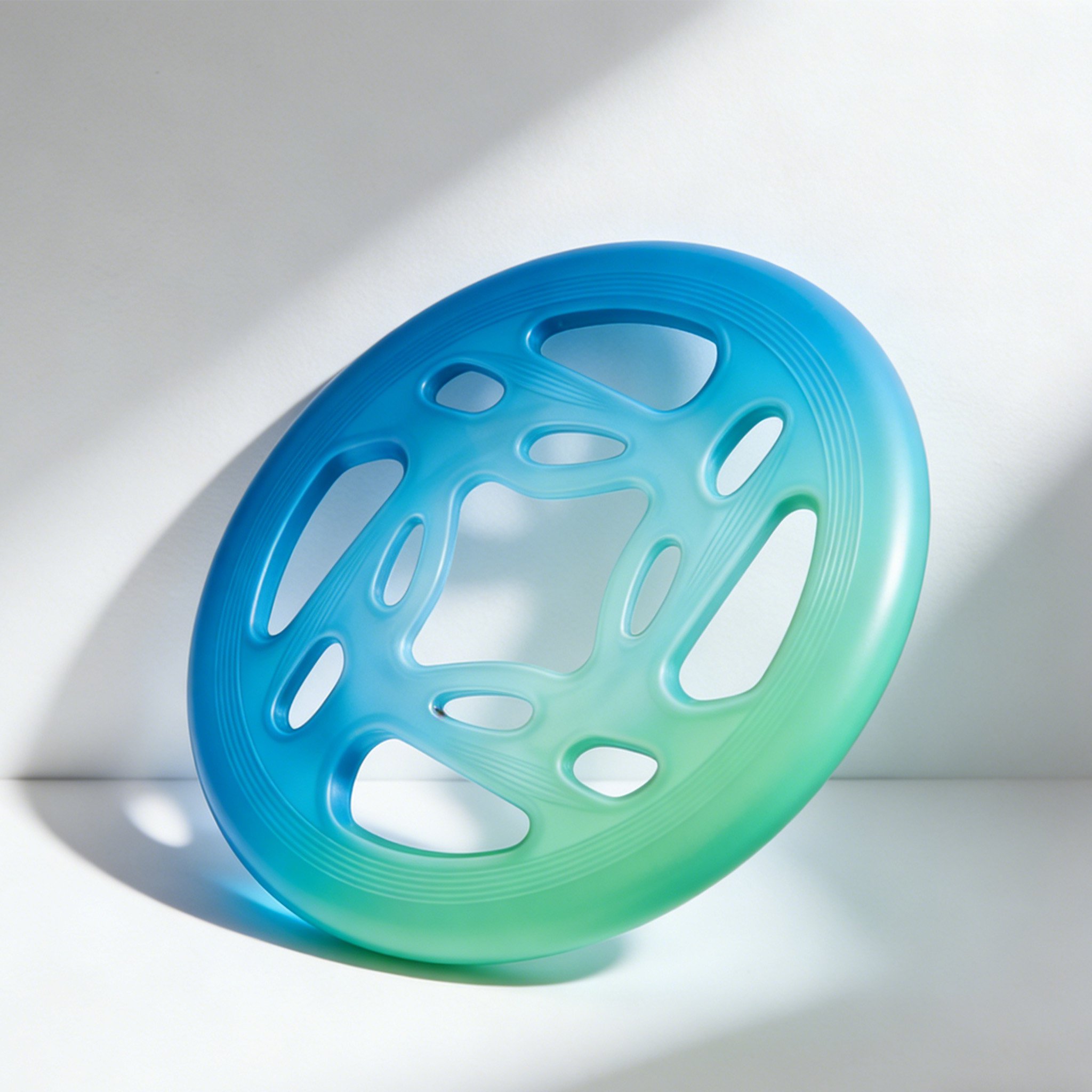추락에 강한 청록색 프리스비