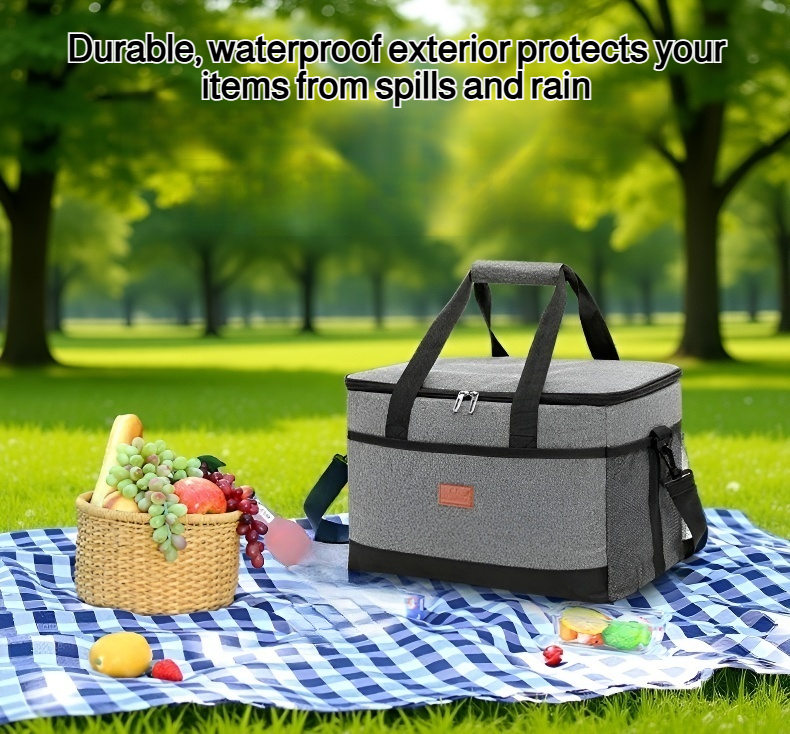 Thickened car thermal bag for hot and cold food storage