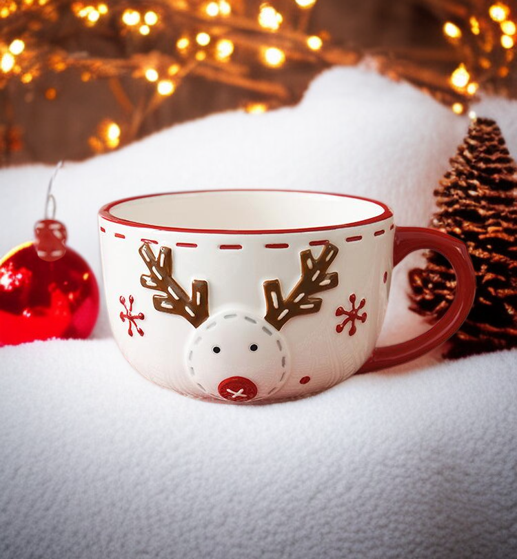 북유럽 감성의 산타클로스 머그