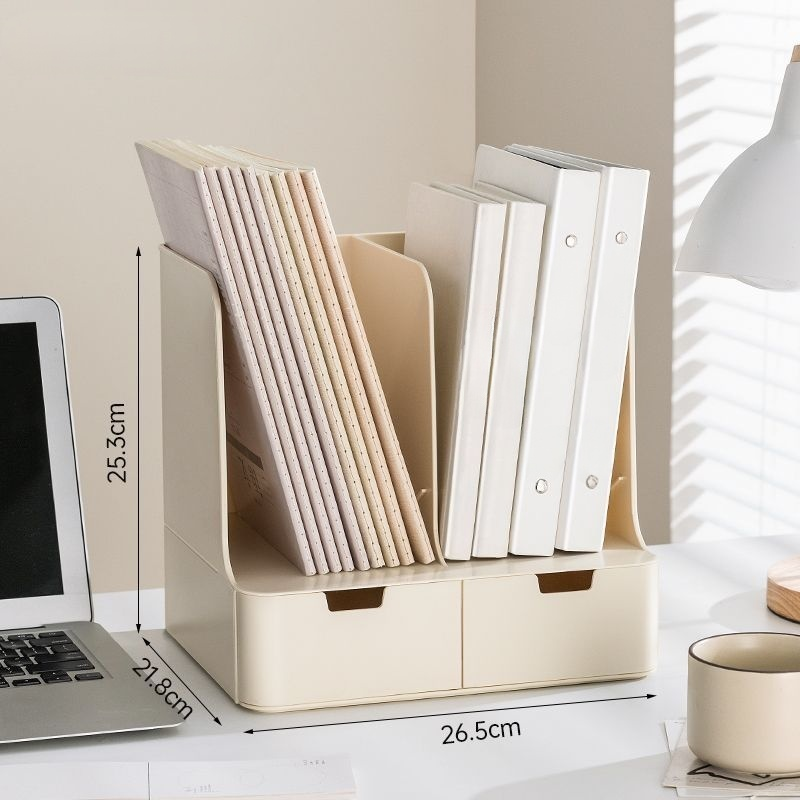 多功能學生文具收納盒辦公收納架雜物整理架書架筆筒