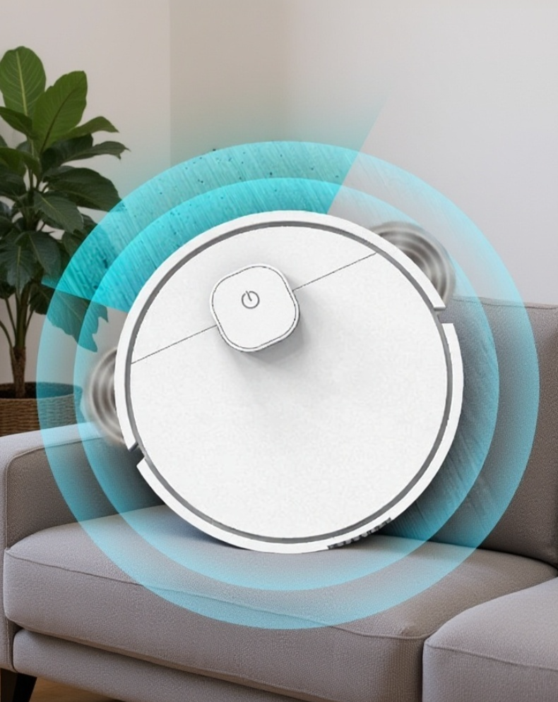 ペットの毛を吸引するスマート掃除機