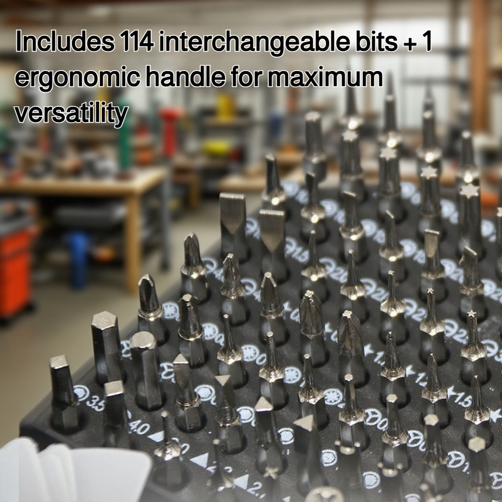 115-in-1 multi-function screwdriver set
