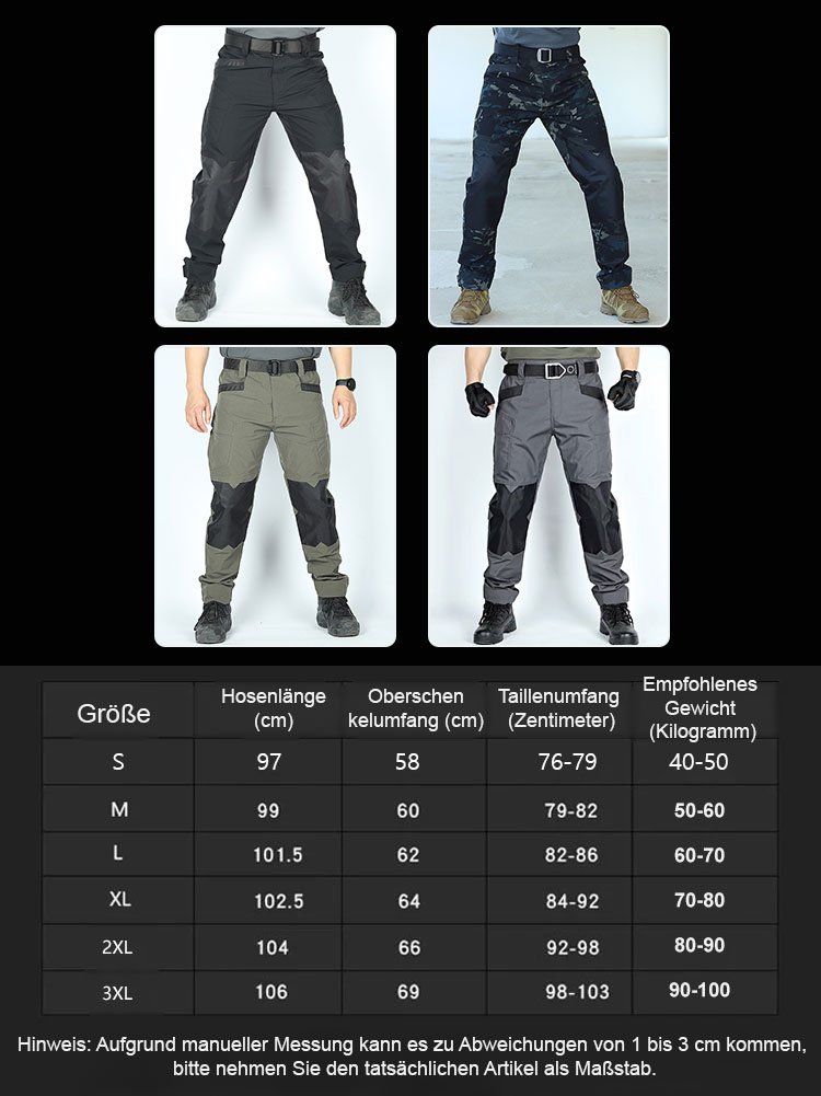Herren Elastische Wasserdichte Taktische Hose
