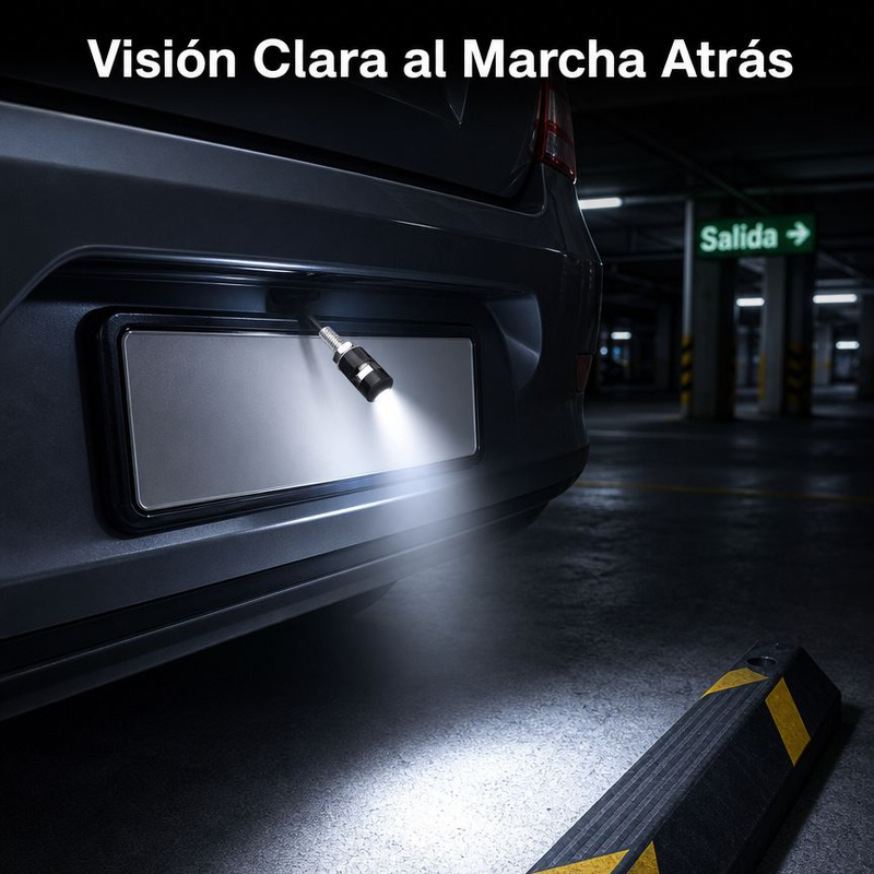 Luces LED de matrícula con tornillo para coches y motos, modelos 5630/5730, luz de reversa