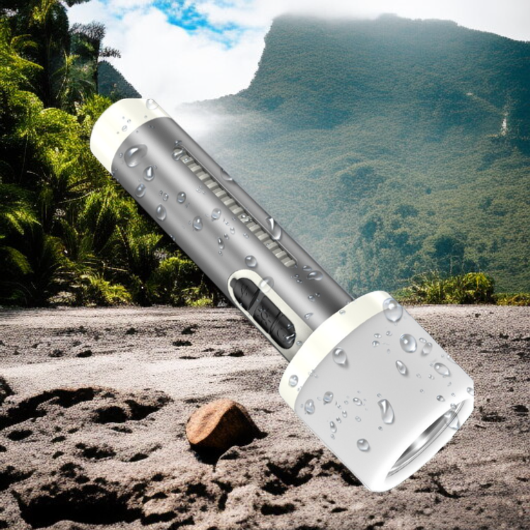 携帯型LEDキャンプランプ 充電式緊急ライト 屋外用レッド