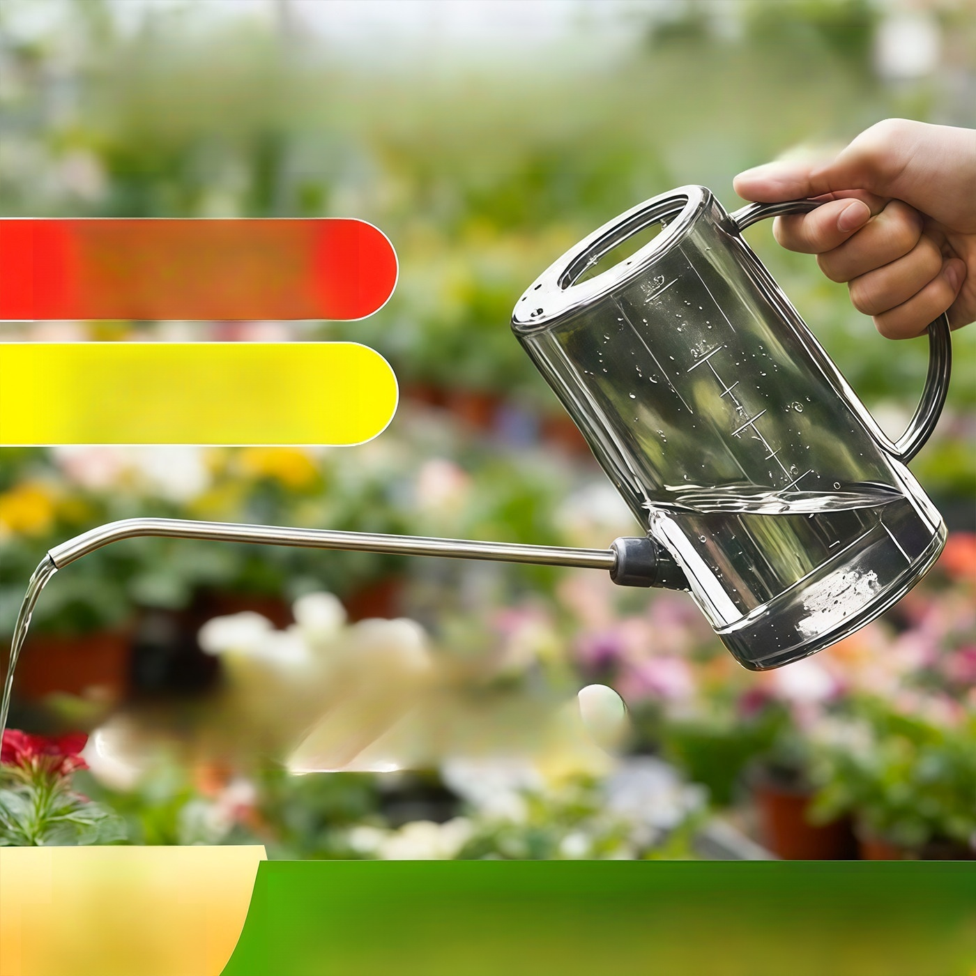 Arrosoir de jardin à long bec pour plantes en pot et fleurs