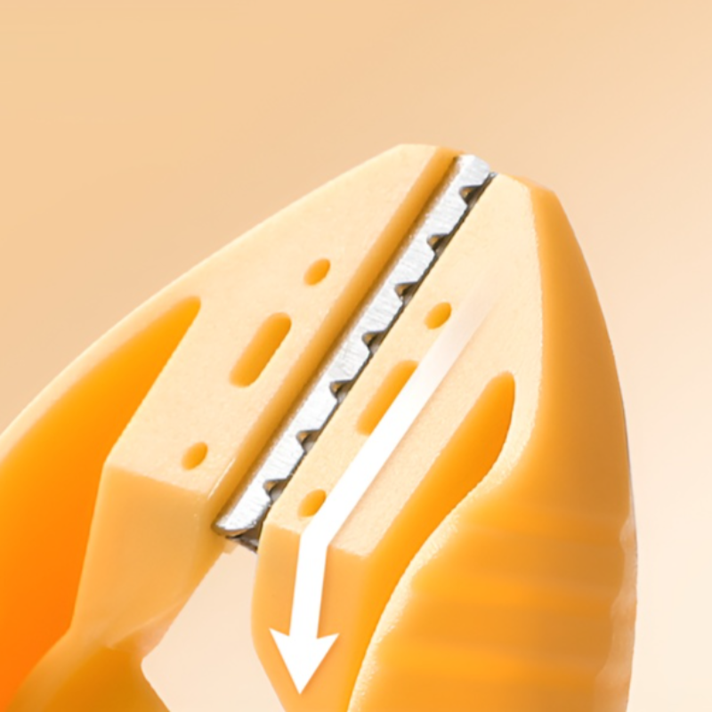 Stainless steel garlic peeler
