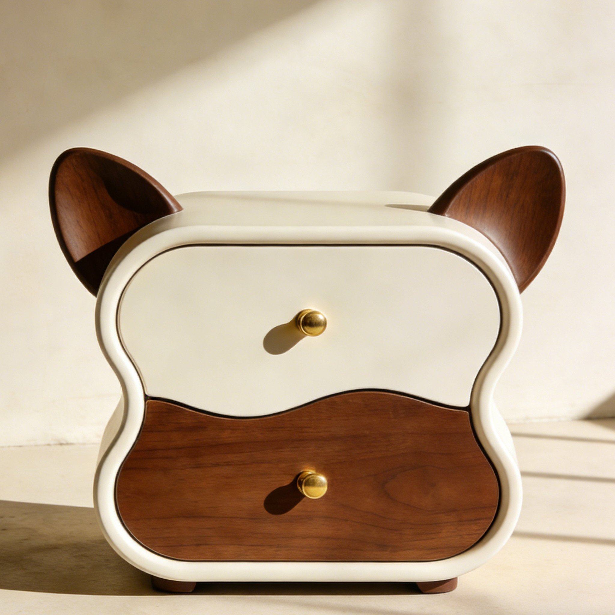 ตู้เก็บของลิ้นชักดีไซน์หูแมว