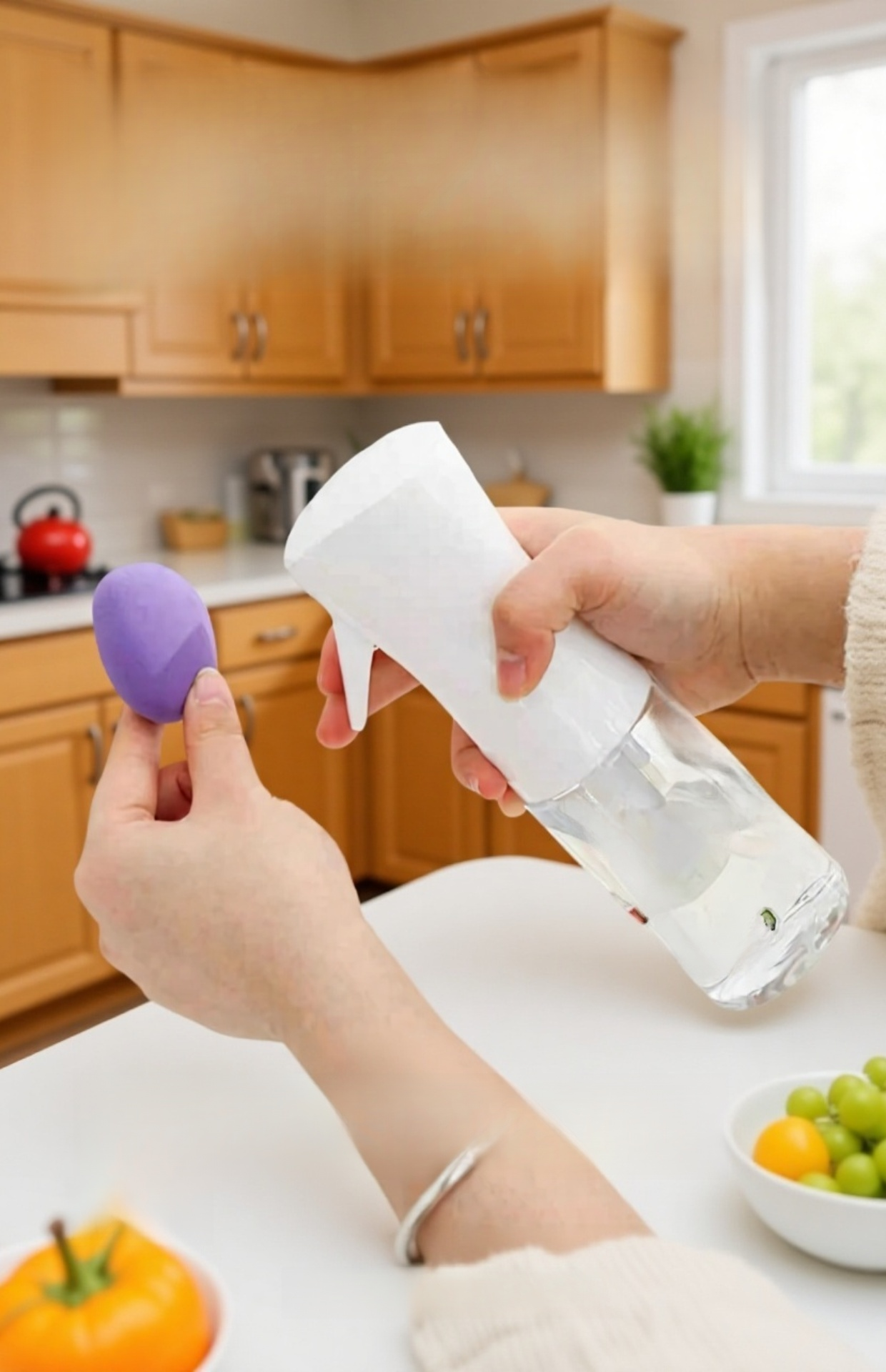 Compact atomizer for perfumes and sanitizers