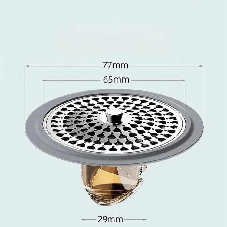 화장실 거름망 악취방지 바닥누설심 방충 스테인리스 화장실 악취방지 바닥누설