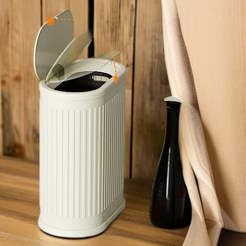 世帯の屑大箱の浴室の楕円形のステンレス鋼の屑大箱の台所世帯のペーパー バスケットの継ぎ目の屑大箱の居間の屑大箱