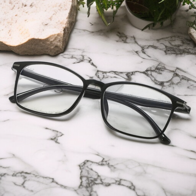 Ultra-light Metal Anti-Blue Light Smart Zoom Presbyopic Glasses for Men