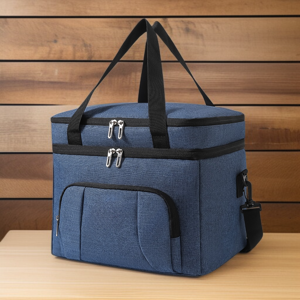 Bolsa de picnic grande con aislamiento de doble capa