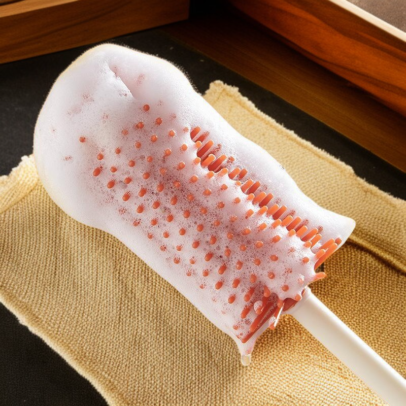 シリコン製哺乳瓶・乳首・ストロー洗浄ブラシセット