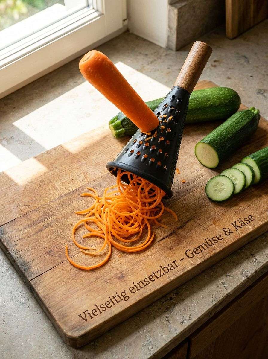 Multifunktionsreibe für Karotten und Gurken