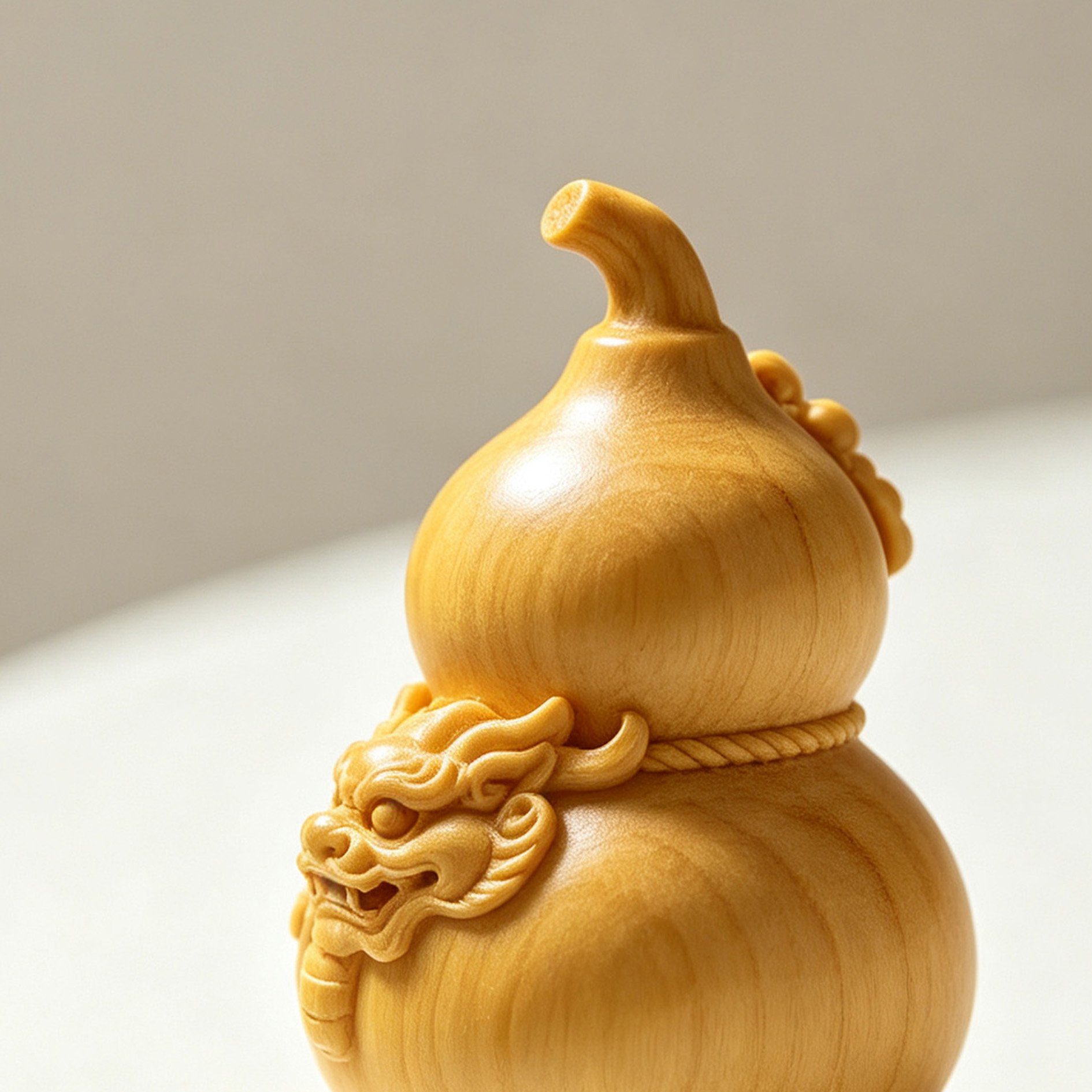 Boxwood carving hand-held piece