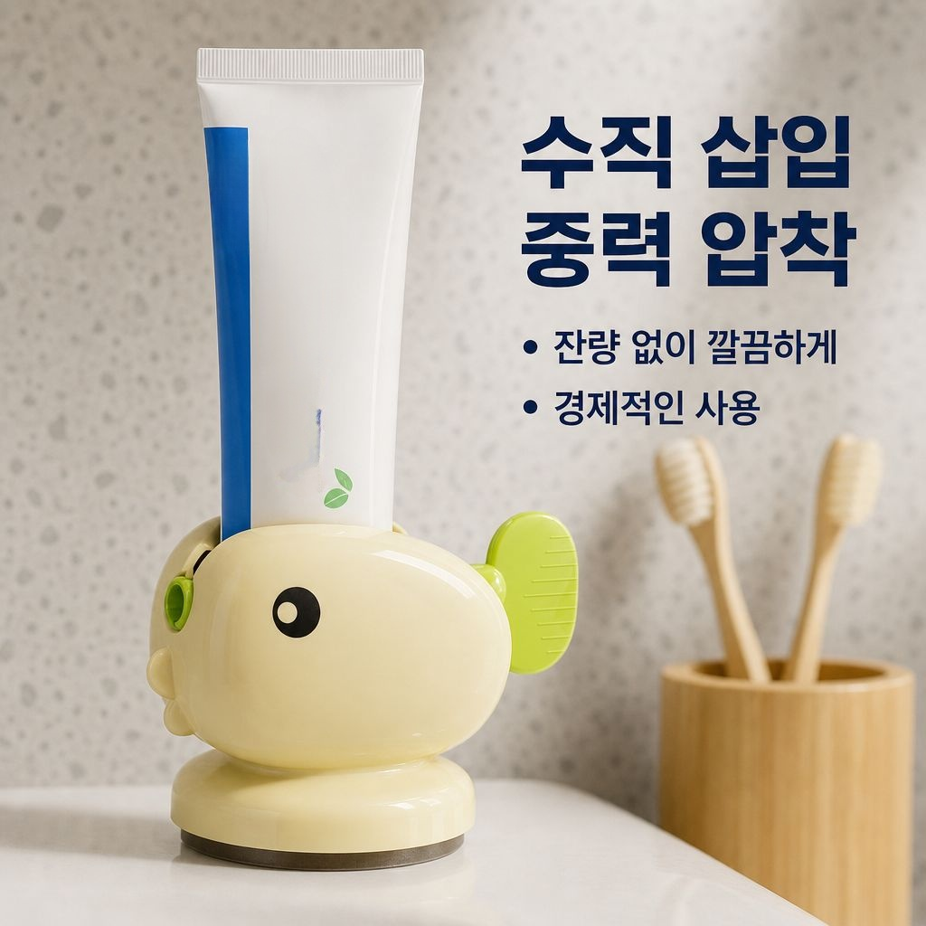 완전 자동 치약 디스펜서 신기