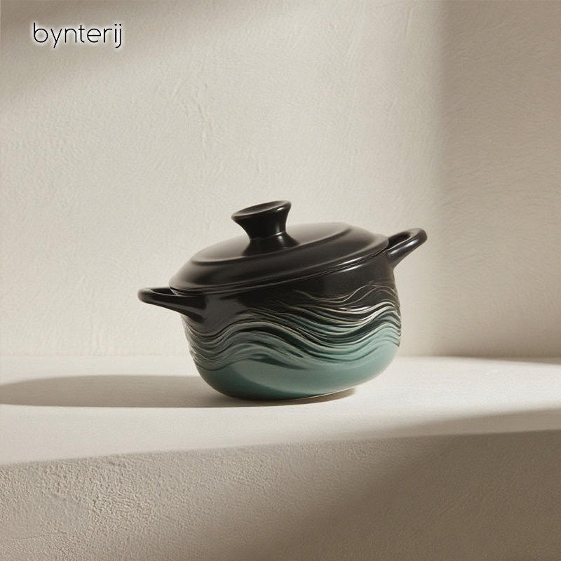 หม้อซุปแบบก้นหนาสำหรับใช้ในครัวเรือน