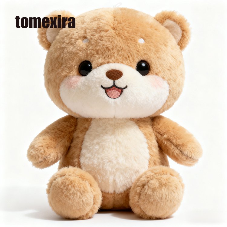 Roztomilá plyšová panenka medvídek