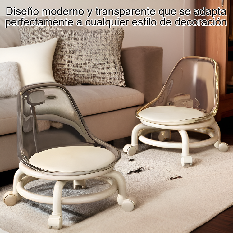 Taburete de acrílico