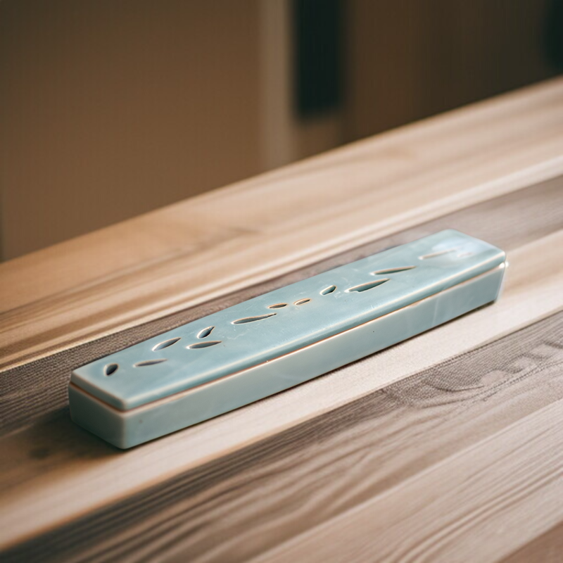 仏壇用陶器香炉、シンプルで上品な香立て、安全で耐火性のある陶器製品、レトロな香箱、家庭用香装飾品、香炉、耐火綿入り白檀香炉