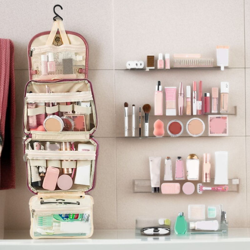 여행용 세면도구 가방, 고리 달림, 엄마를 위한 완벽한 선물