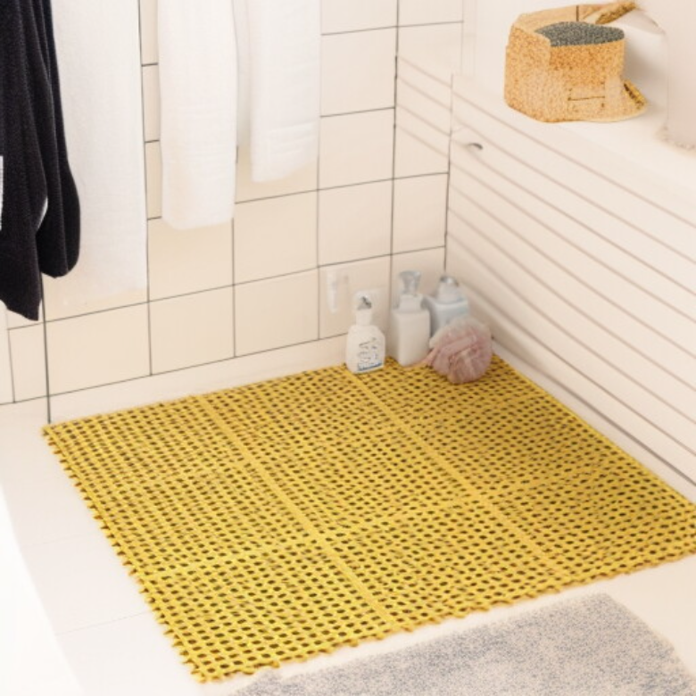 Wodoodporna i antypoślizgowa mata do wanny i kuchni, łatwy montaż