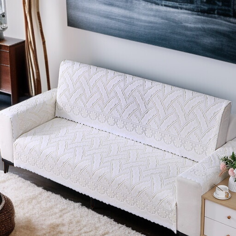 다용도 소파 커버 꽃봉오리 프린지 커버 타월 커팅 소파 커버